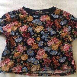 Flower crop top
